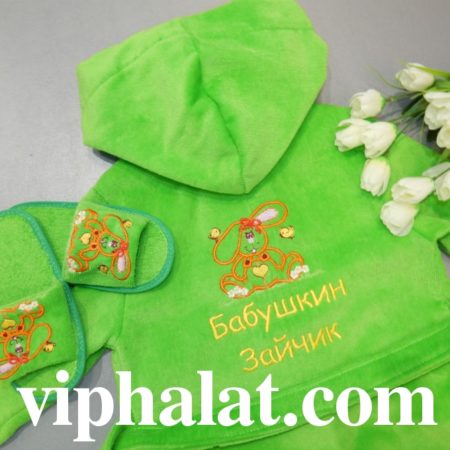 Детский махровый суперкомплект Бабушкин зайчик