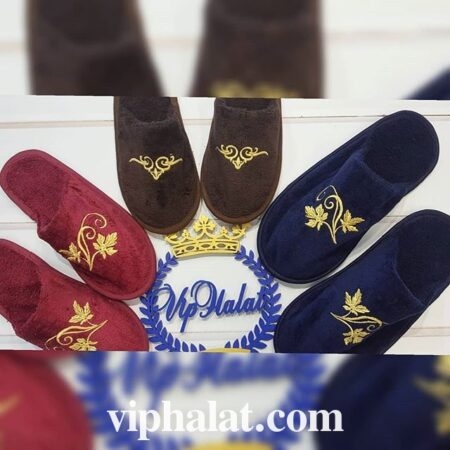 Домашние махровые VIP тапочки Эксклюзив