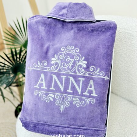 Жіночий домашній махровий халат Anna