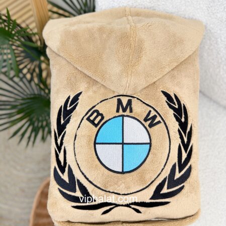 Плюшевий халат з вишивкою Моє авто – BMW