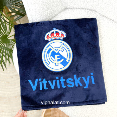 Банний махровий рушник Фанат Real Madrid
